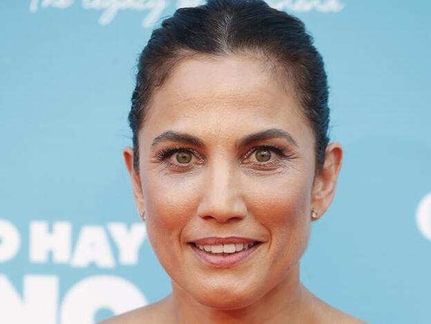 Toni Acosta, en la playa con su exmarido