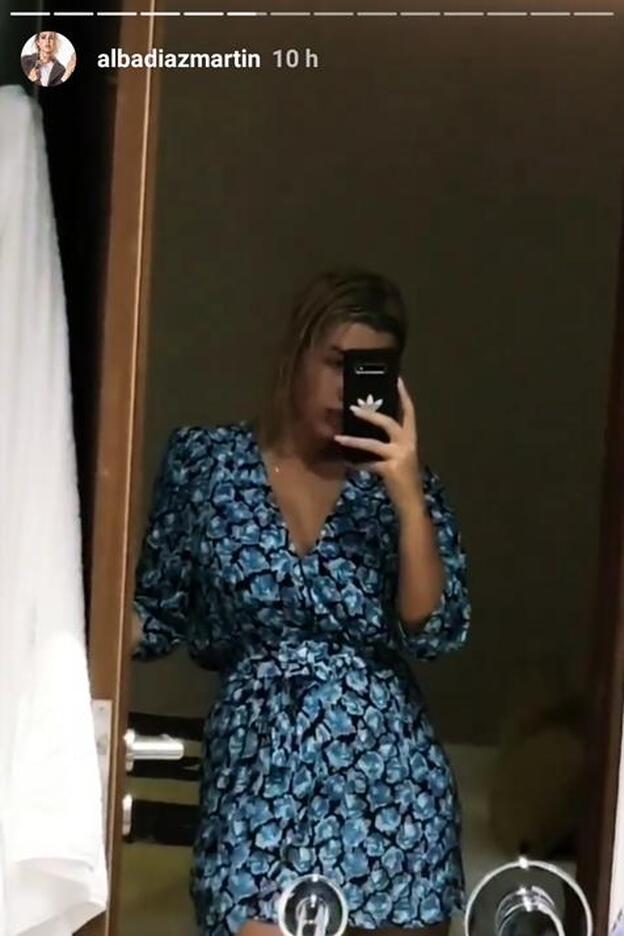 Alba Díaz ha lucido este vestido de nueva colección en uno de sus recientes stories de Instagram.