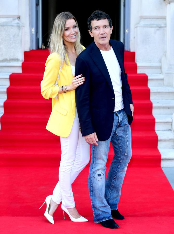 Antonio Banderas y Nicole Kimpel