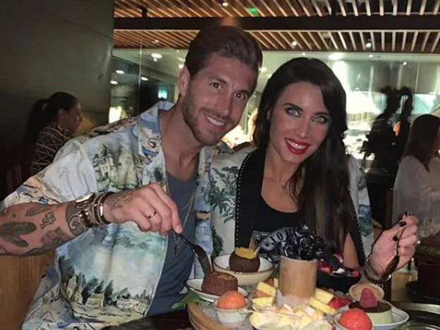 Sergio Ramos y Pilar Rubio durante su escapada. Pincha sobre la imagen y descubre los vestidos de novia más horteras de las famosas./instagram