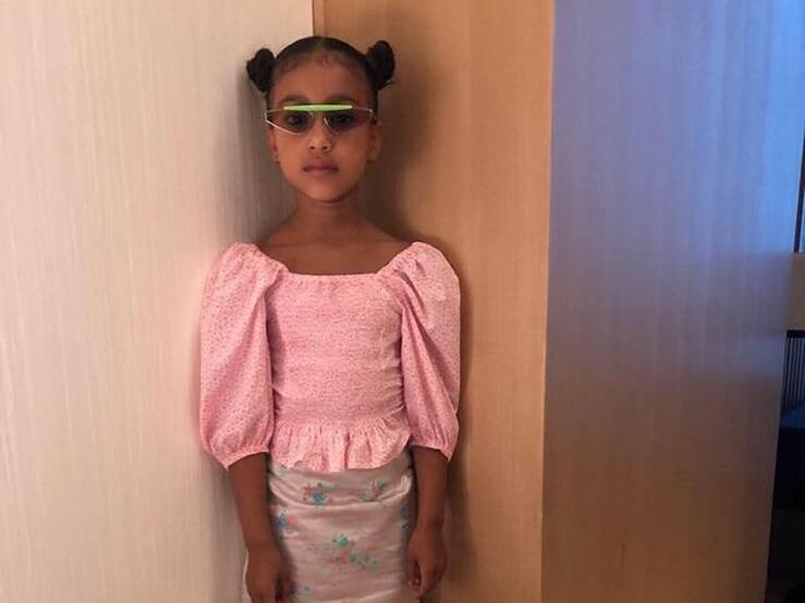 Los impactantes looks de North West, la hija de Kim Kardashian