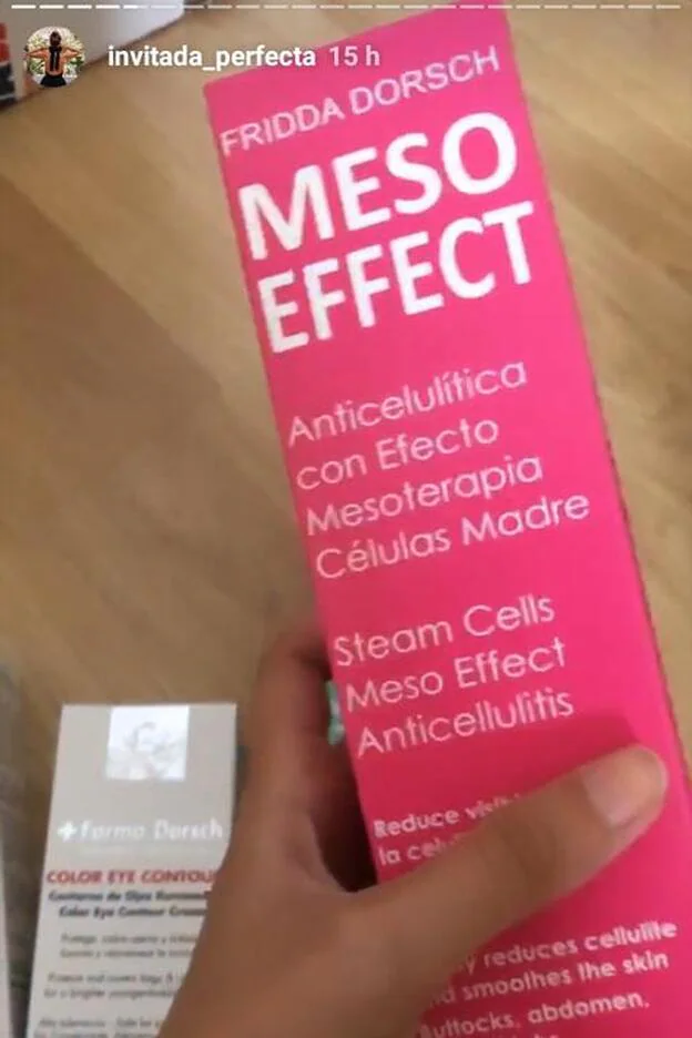 Sandra Majada ha recomendado esta crema anticelulítica y regeneradora en uno de sus stories recientes de Instagram.