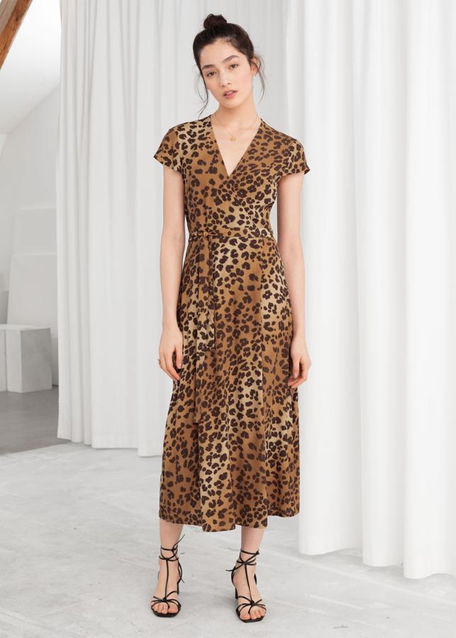 Vestido animal print.