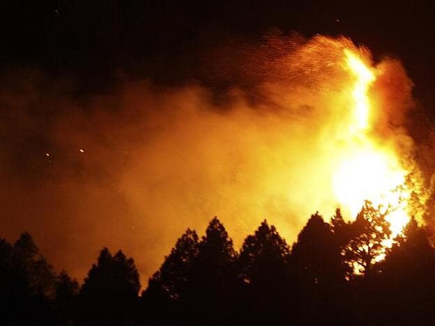 El fuego ha devorado una importante cantidad de hectáreas en la isla de Gran Canaria./Gtres