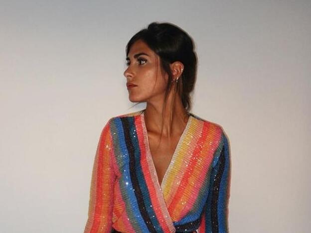 Mery Turiel se ha hecho con un vestido de lentejuelas rebajado que es perfecto para las noches de verano