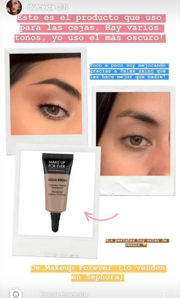 Dulceida ha desvelado su gran imprescindible de maquillaje en sus últimos stories.