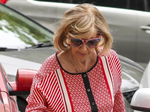 María Teresa Campos se queda muda ante las preguntas sobre las fotos de Bigote Arrocet