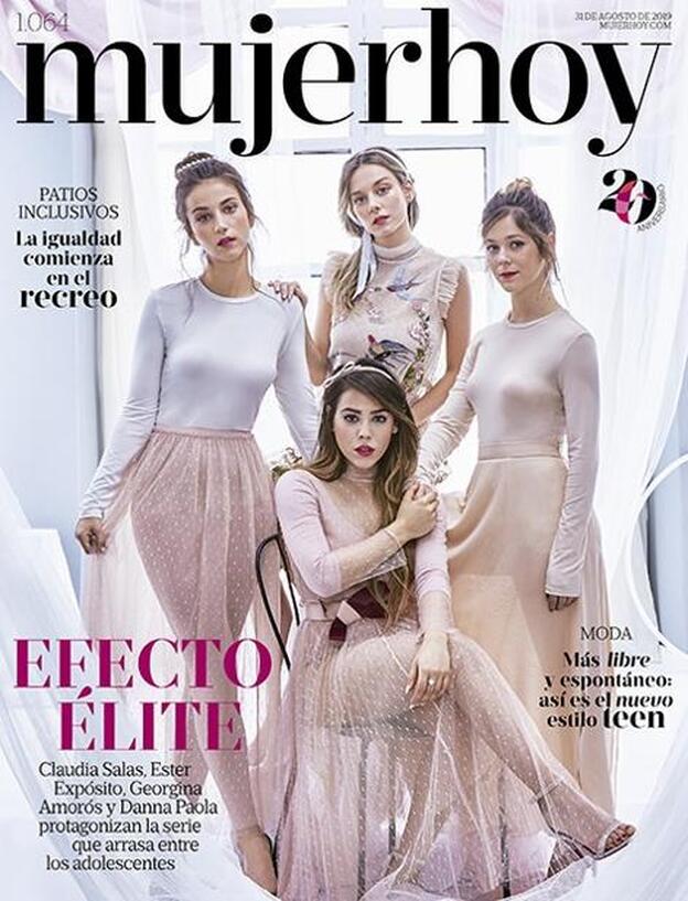 Claudia Salas, Ester Expósito, Georgina Amorós y Danna Paola, una portada de élite
