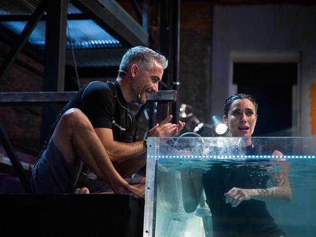 Pilar Rubio bate su récord de apnea y se lo dedica a Sergio Ramos