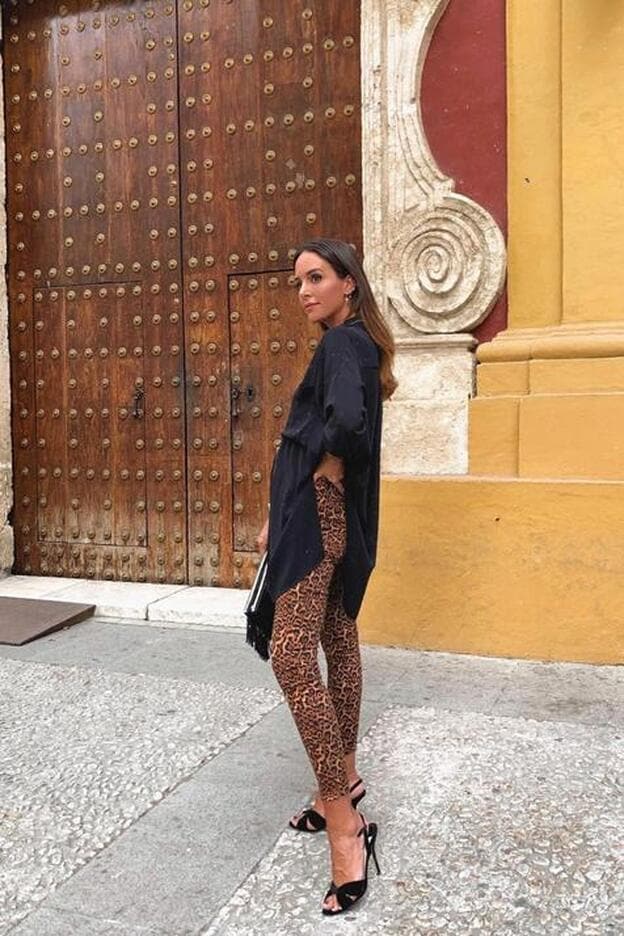 Los pantalones de leopardo de que lleva Osorno y que necesitas ya en tu armario | Mujer Hoy