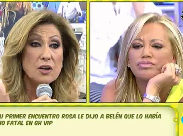 El 'like' que ha destrozado la amistad de Belén Esteban y Rosa Benito