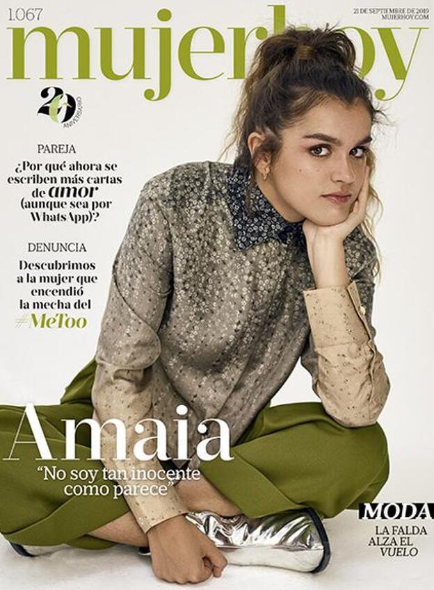 Una revolución llamada Amaia, en la portada de Mujerhoy