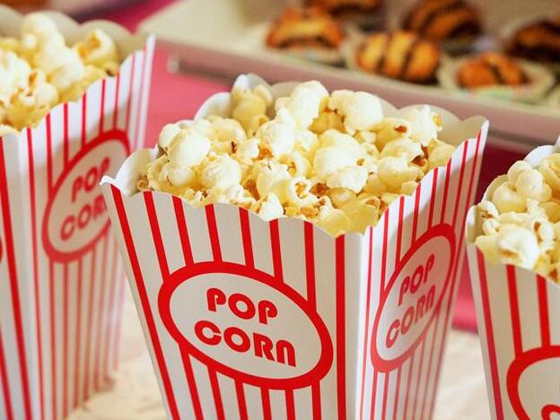 6 snacks sanos para una tarde de cine
