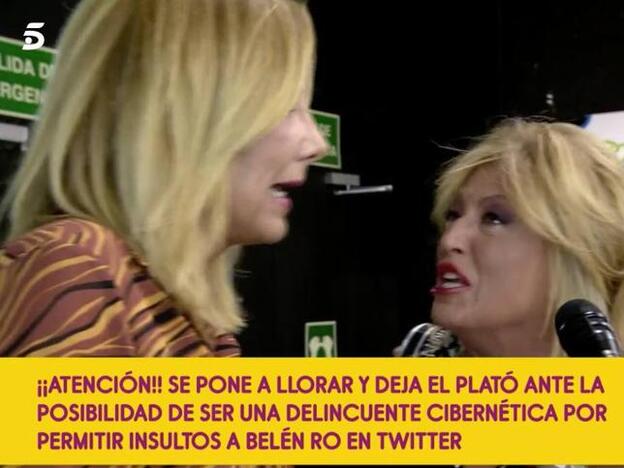 Belén Ro llama "delincuente" a Lydia Lozano