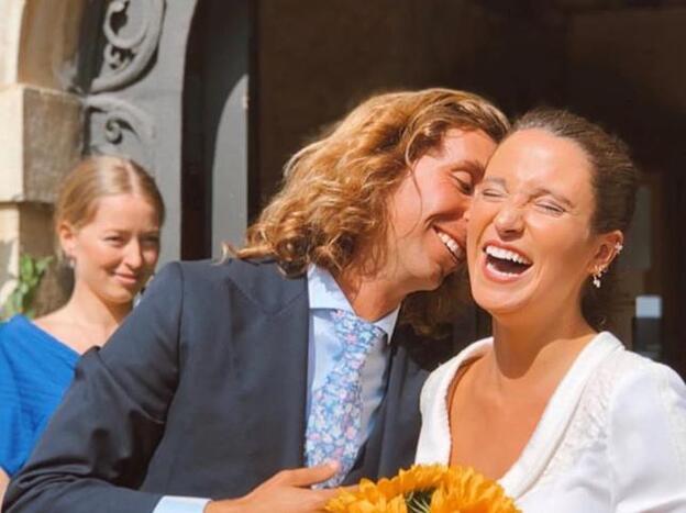 El romántico y sencillo vestido de Marta Pombo el día de su boda