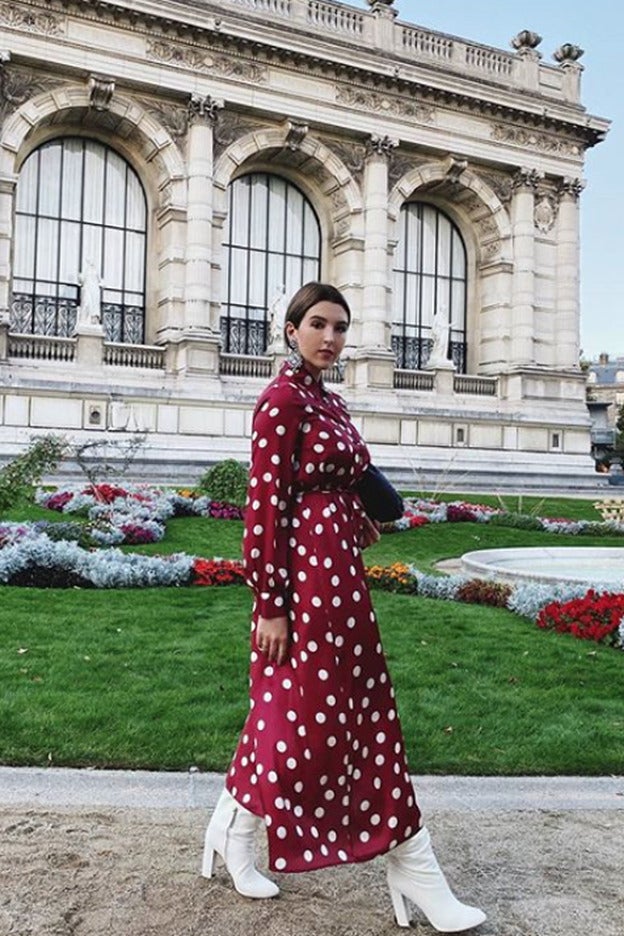 Aún puedes comprar este vestido de Alba Díaz en la Semana de la Moda de París