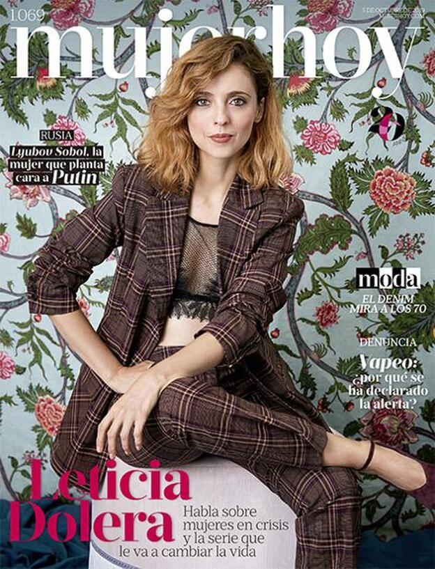 Leticia Dolera habla de mujeres en crisis, en la portada de Mujerhoy