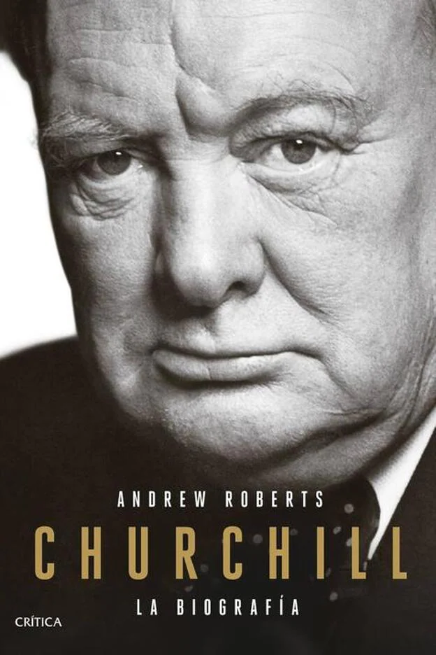 Portada de la biografía de Churchill.