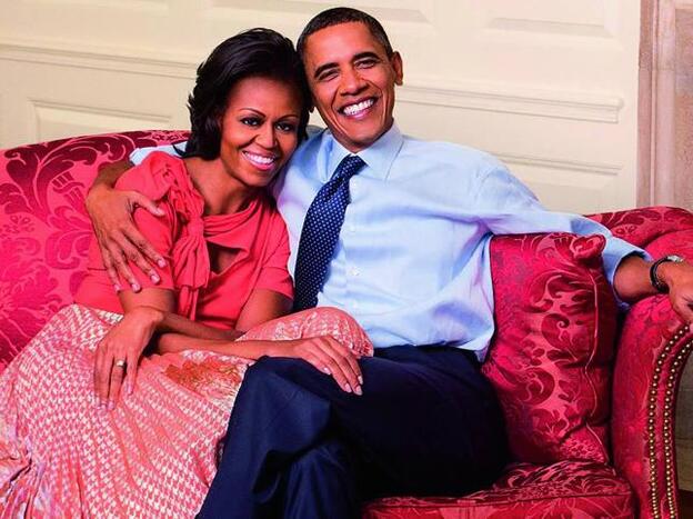 Una imagen del matrimonio Obama./D.r.