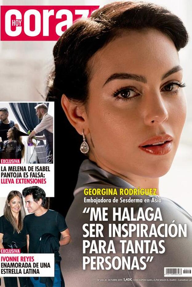 Georgina Rodríguez y su aventura china, portada de 'Hoy Corazón'