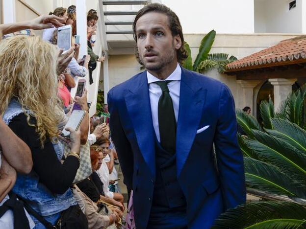 Feliciano López vuelve 'descamisado' de la boda de Rafa Nadal y Xisca Perelló