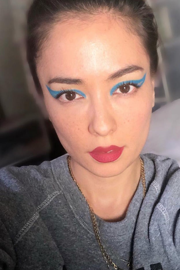 La maquilladora estrella japonesa Naoko Csintu.