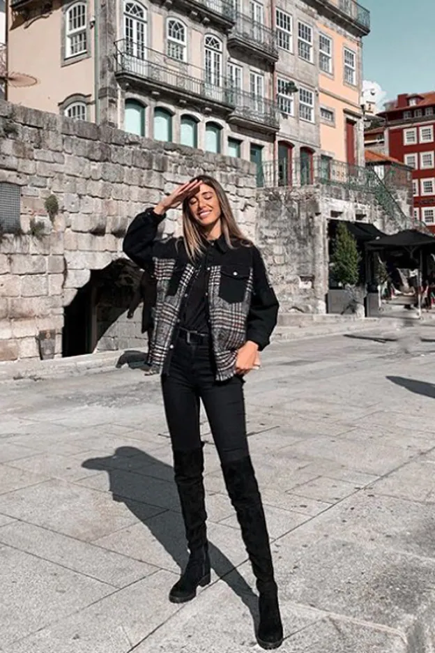 Campaña monte Vesubio Instalar en pc Teresa Bass lleva las dos chaquetas en blanco y negro de Zara que te hacen  destacar | Mujer Hoy