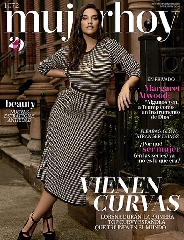 Lorena Durán, las curvas reinan en la portada de Mujerhoy