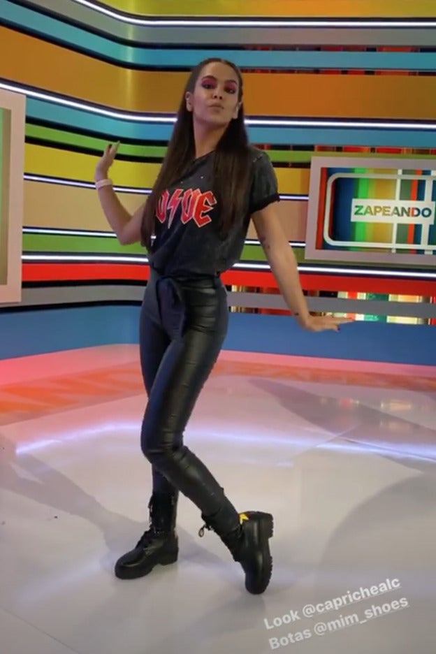 Tenemos un clon baratísimo de este look rockero súper sexy de Cristina Pedroche