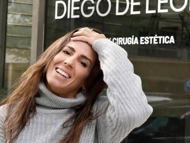Anabel Pantoja muestra el resultado de su último retoque estético