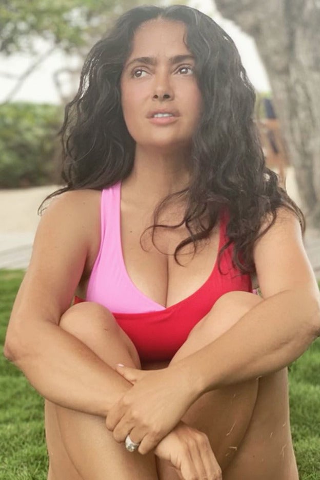 Tenemos la prueba de que Salma Hayek está más guapa sin maquillaje que con él