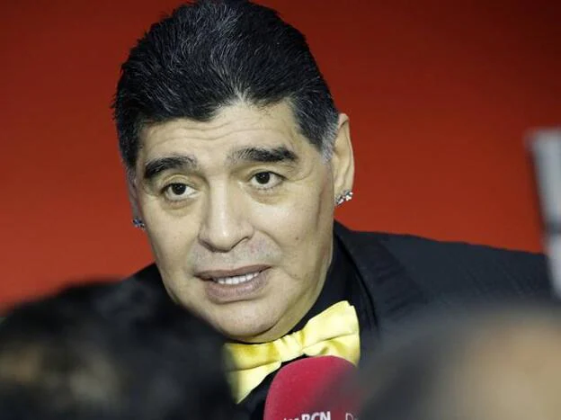 Diego Armando Maradona anuncia en las redes sociales que desheredará a su hija Gianina por un comentario reciente sobre él./cordon press.