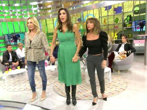 Fuerte bronca entre María Patiño y Belén Rodríguez por Antonio David Flores