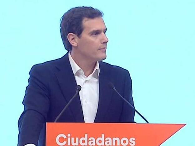 El guiño de Albert Rivera a Malú en su discurso de dimisión como líder de Ciudadanos