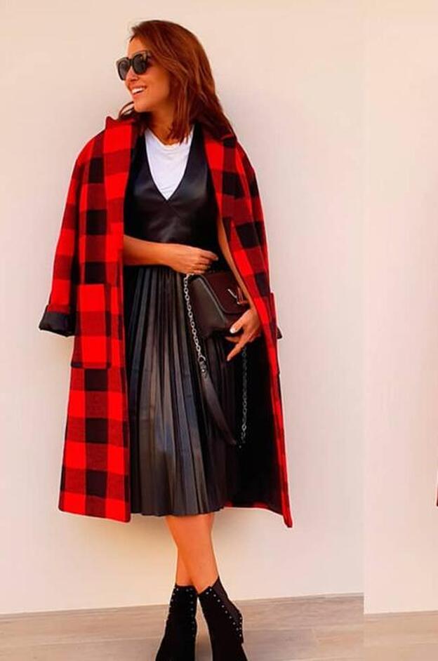 Paula Echevarría lleva dos de las tendencias del invierno gracias a Primark y Stradivarius