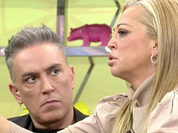 Belén Esteban y Kiko Hernández comienzan una guerra desde el plató de 'Sálvame'