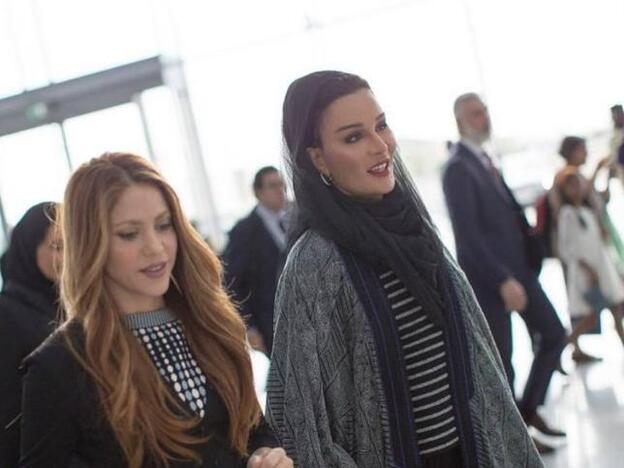 La reunión solidaria de Shakira y la exjequesa de Catar