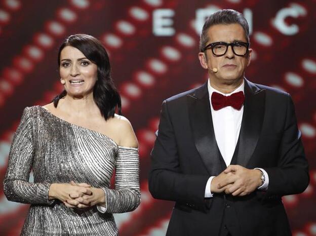 Silvia Abril y Andreu Buenafuente, presentadores de los Premios Goya 2020
