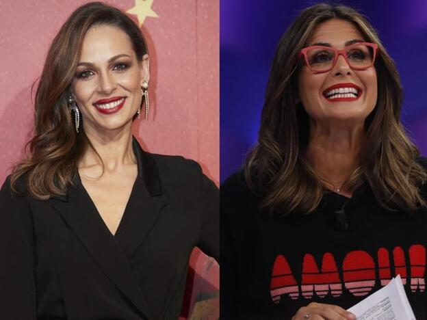 Eva González y Nuria Roca, dos formas muy diferentes de llevar el 'total black'