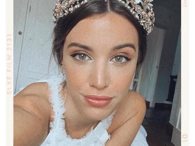 Teresa Bass tiene el vestido de novia más bonito de Instagram y no vas a creer quién lo ha diseñado