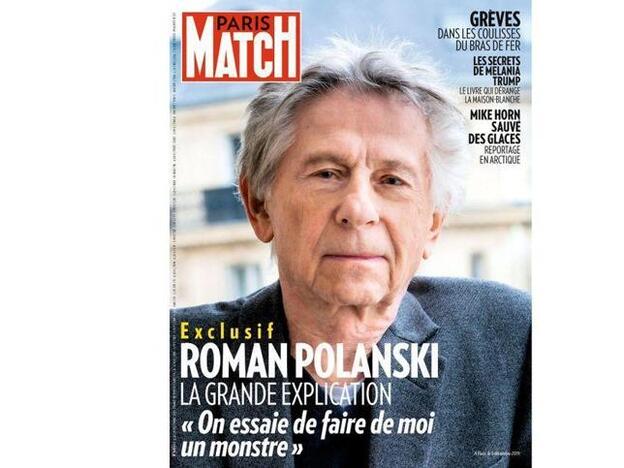 Roman Polanski se defiende en la portada de 'Paris Match'.
