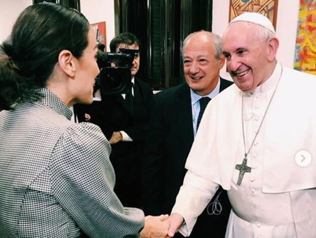 Tamara Falcó, emocionada tras su encuentro con el Papa Francisco
