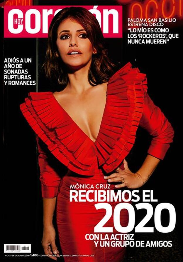 Mónica Cruz recibe a 2020 en la portada de 'Hoy Corazón'