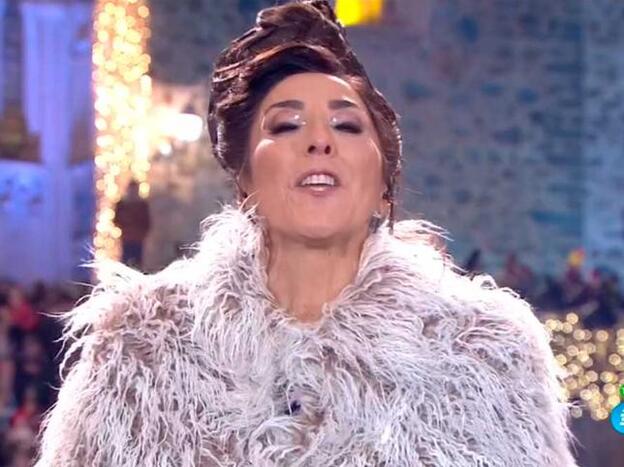 Paz Padilla imita a Cristina Pedroche en sus primeras Campanadas como presentadora
