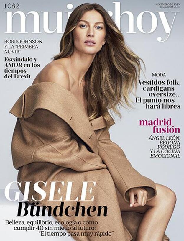 Gisele Bündchen y su entrevista más sincera, en la portada de Mujerhoy