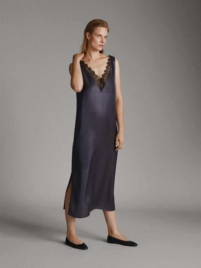 Rebajas de Massimo Dutti: el vestido lencero