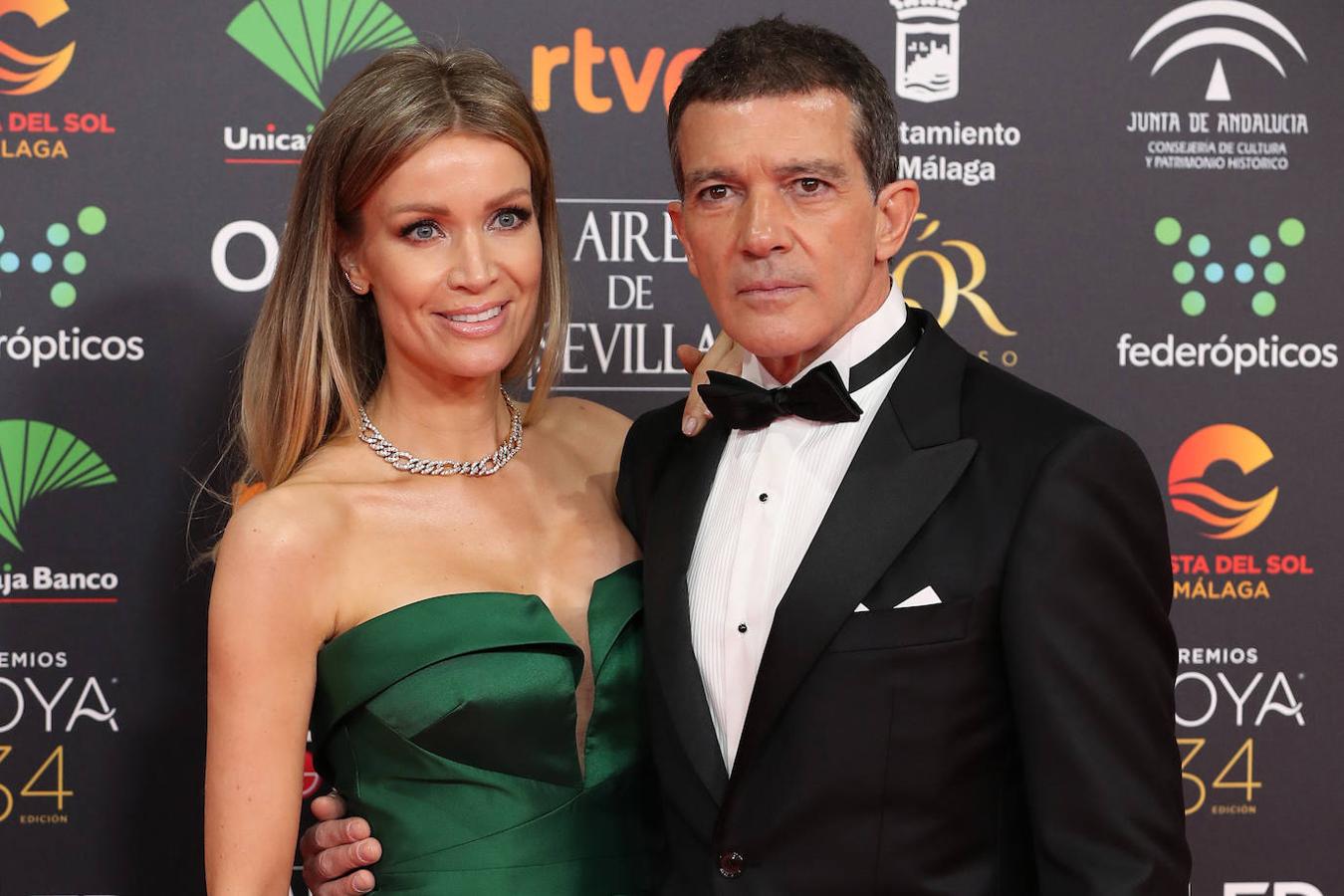 Las parejas en la alfombra roja de los Premios Goya 2020