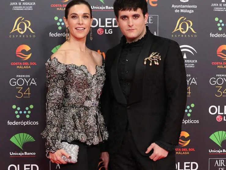 Las parejas en la alfombra roja de los Premios Goya 2020