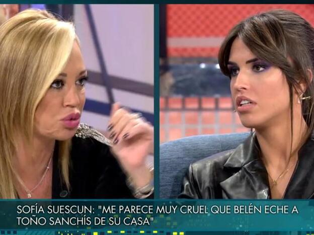 El cara a cara más tenso de Belén Esteban y Sofía Suescun