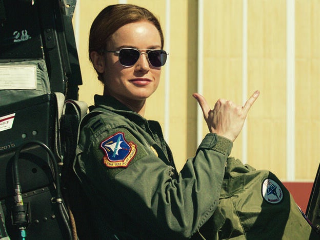 Capitana Marvel, con una protagonista piloto interpretada por Brie Larson, aumentó el interés de las jóvenes en las Fuerzas Aéreas./d.r.